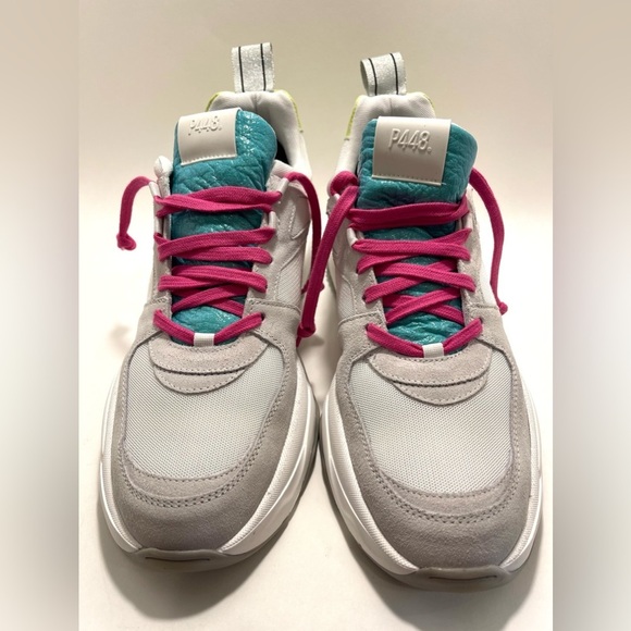 NWOT P448 Women’s Luke Sneakers Shabby Nib Size 43 EU‎ (12.5-13 US) - Picture 3 of 11